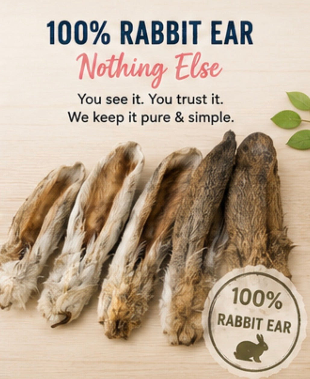 Air Dried Rabbit Ears