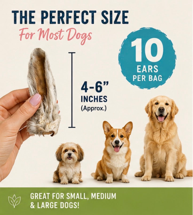 Air Dried Rabbit Ears